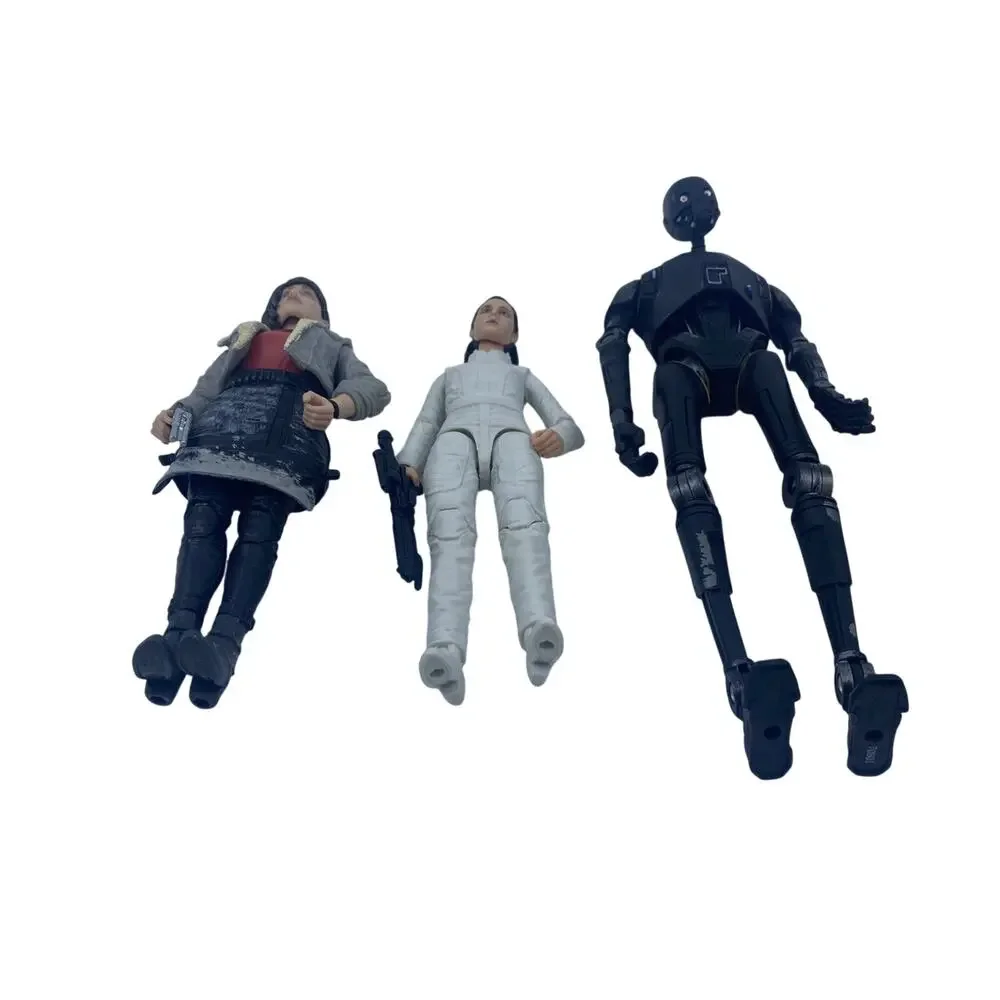 Star Wars Black Series Lot of 5 Range Trooper Leia Qi'ra K-2SO Krennic Figures